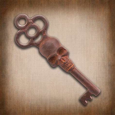 skull and bones key